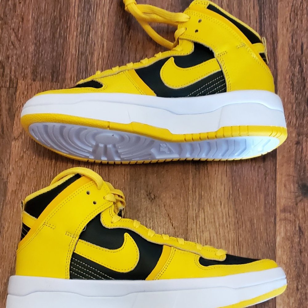 Nike Dunk High Up Rebel ‘Varsity Maize’ / 'Goldenrod' - Women 6.5 (Youth US 5)